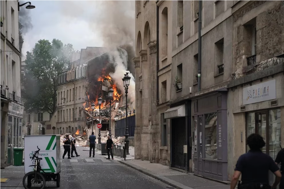 explosión en París