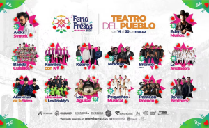 Cartel de quienes van a estar