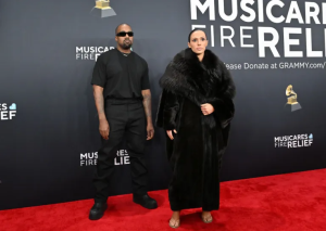 Kanye West y Bianca Censori Grammys