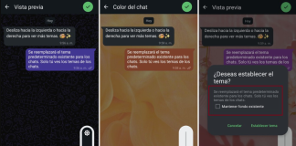 WhatsApp temas personalizables