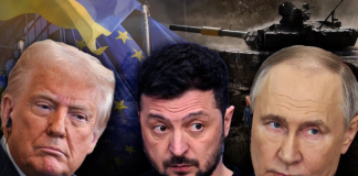 Trump, Putin y Zelenski
