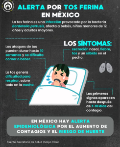 Infografía Tos ferina