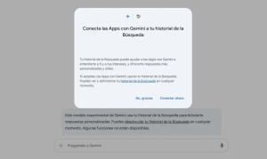 Historial personalizado Gemini