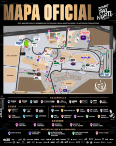 Mapa del Tecate Pal Norte 2025