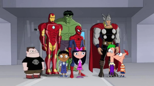 Phineas y Ferb Marvel
