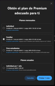 YouTube Premium México