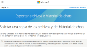 Skype copia archivos