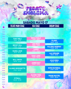 Horario del sábado