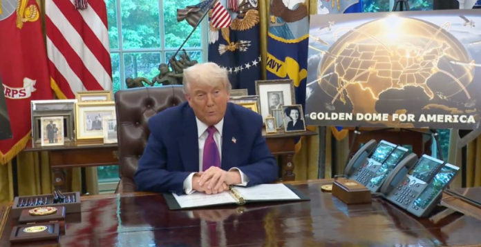 Trump anuncia el “Domo Dorado”: el nuevo escudo antimisiles