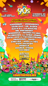 Cartel de Love the 90s