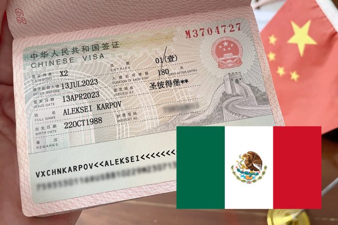 Visa de China para México
