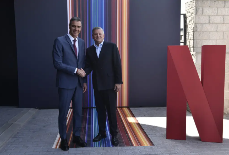 Pedro Sánchez y Ted Sarandos