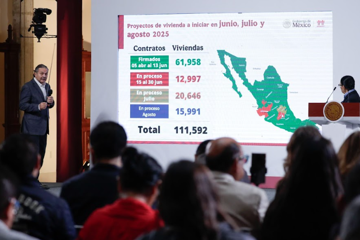 se espera tener firmados los acuerdos para un total de 111,592 viviendas
