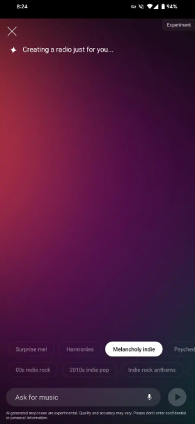 Youtube Music Ask Music