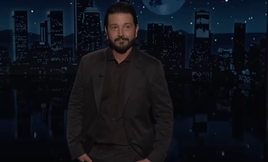 Diego Luna en "Jimmy Kimmel Live!"