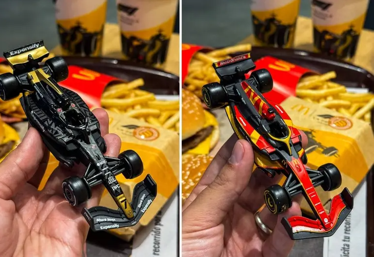 Carros F1 McDonald's