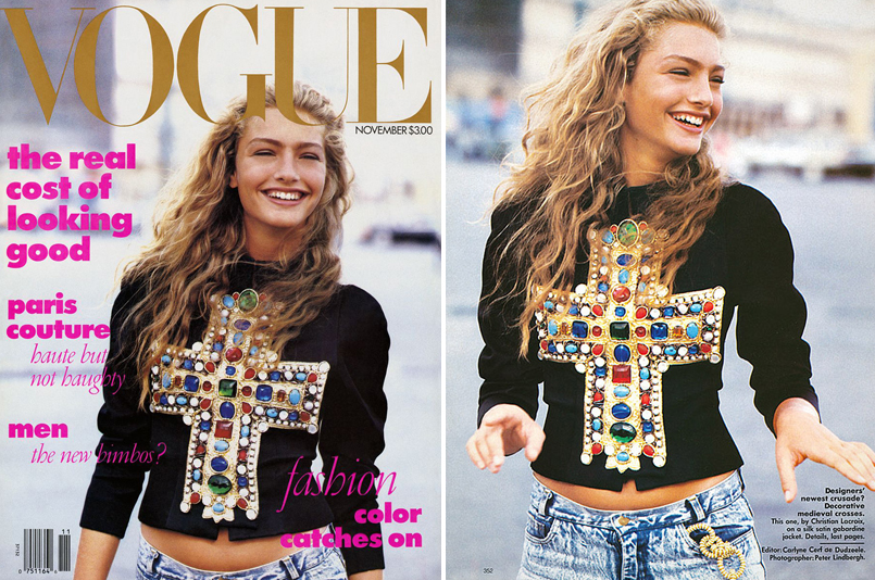 portada revista Vogue 1988