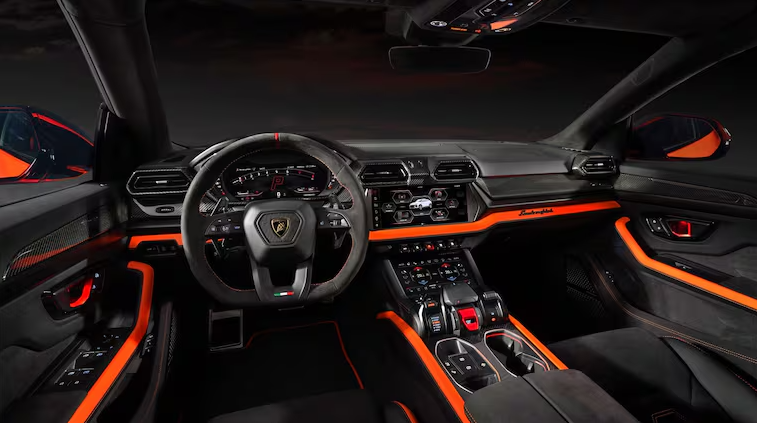 Lamborghini Urus SE por dentro