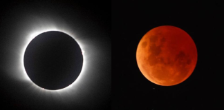 eclipse solar y eclipse lunar
