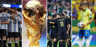 Las selecciones con más participaciones en mundiales