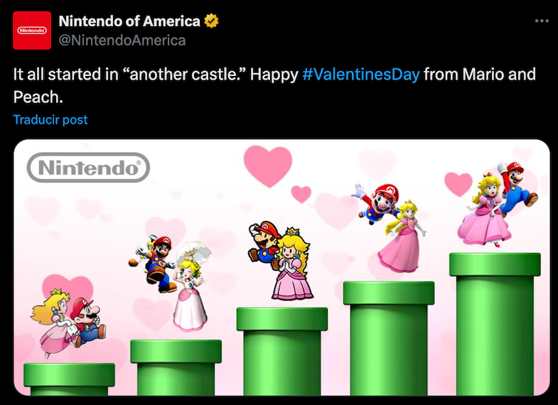 Mario y Princesa Peach