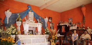 Escalones altar de muertos