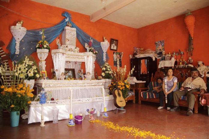 Escalones altar de muertos
