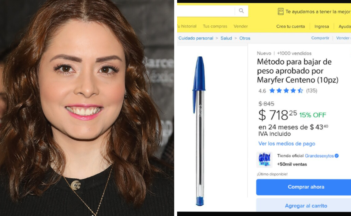 Meme popular sobre la recomendación de Maryfer Centeno y la pluma azul.