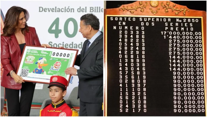 Resultados de la lotería nacional