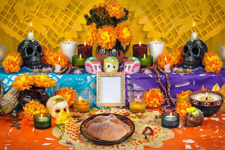 Ofrendas para Día de Muertos