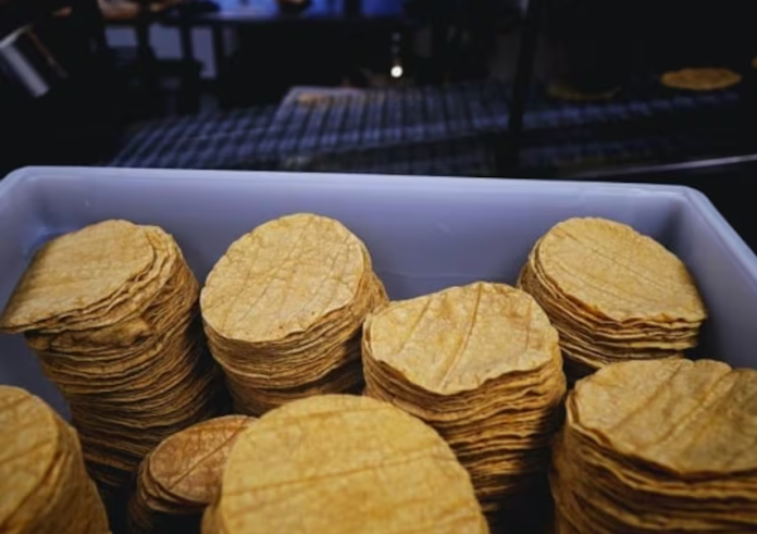 ¿Cuántas calorías tiene una tortilla de maíz?