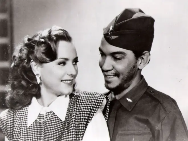 Una fotografía de la actriz Miroslava Stern, cuya trágica muerte se vinculó con Cantinflas.