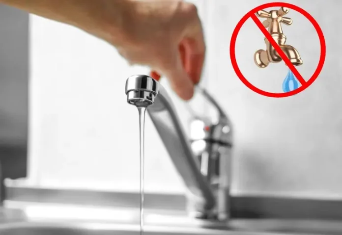 Corte de agua