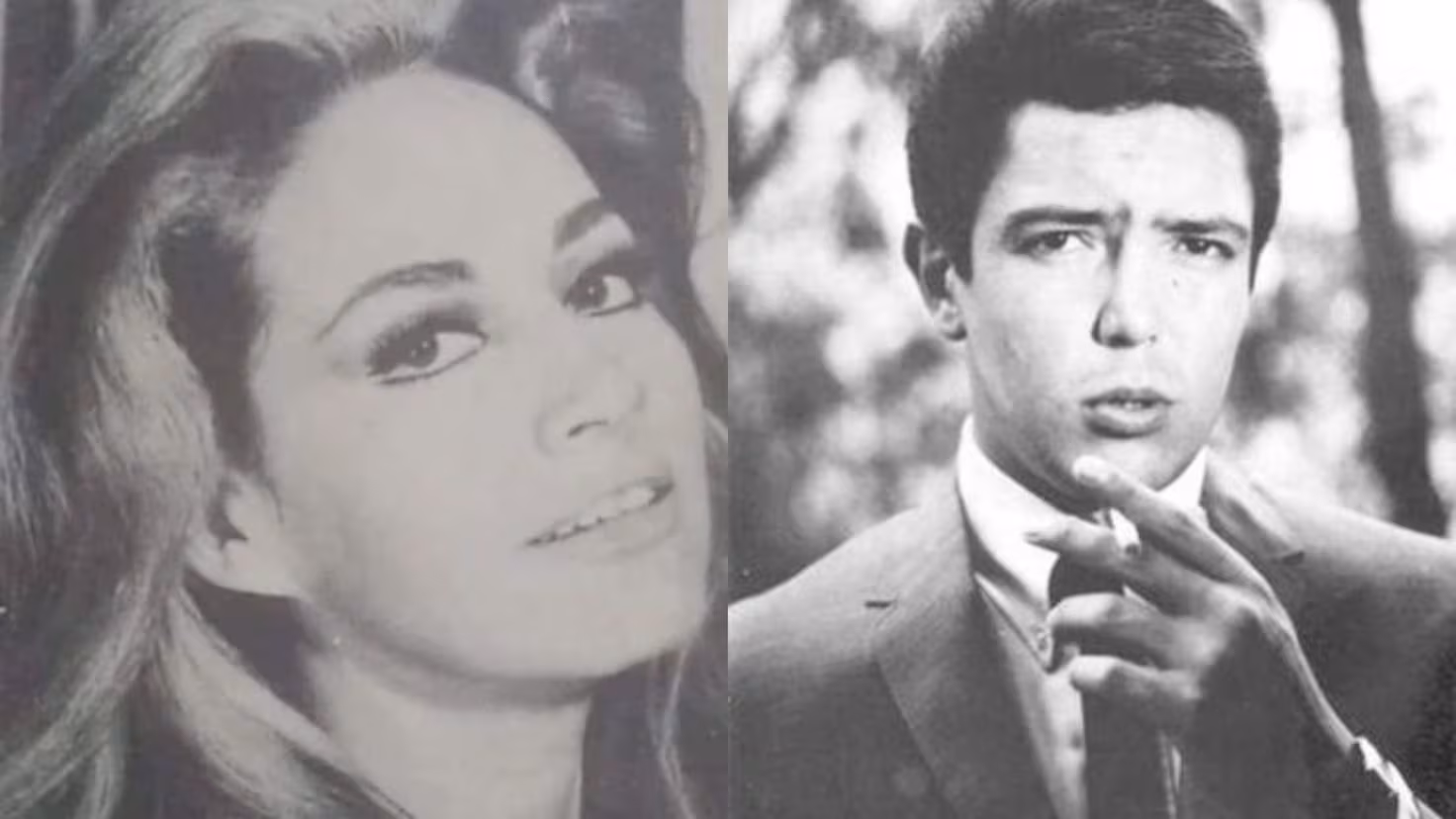 Alberto Vázquez e Isela Vega en una fotografía antigua, representando uno de sus romances más polémicos.