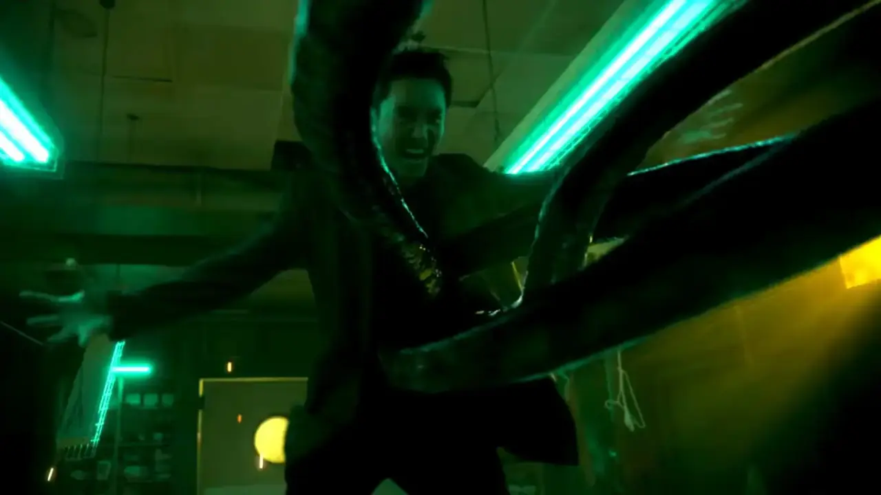 Ben Hargreeves invocando sus tentáculos sobrenaturales, uno de los poderes más impactantes de The Umbrella Academy.