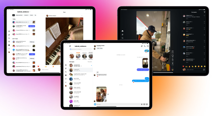 Instagram iPad