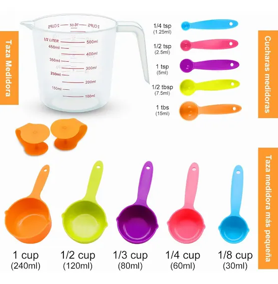 Tazas medidoras
