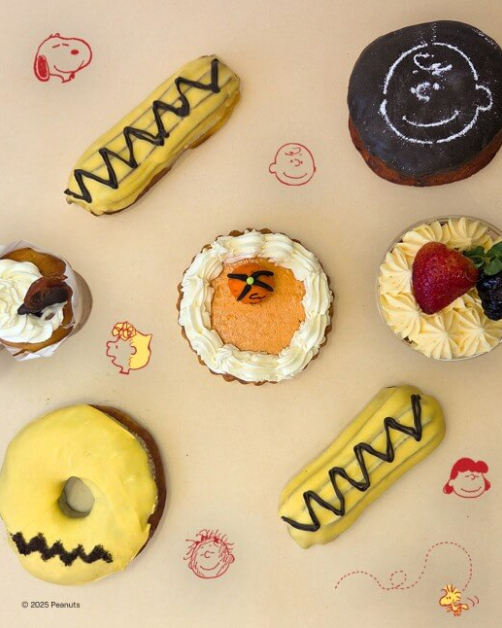 postres temáticos de Snoopy