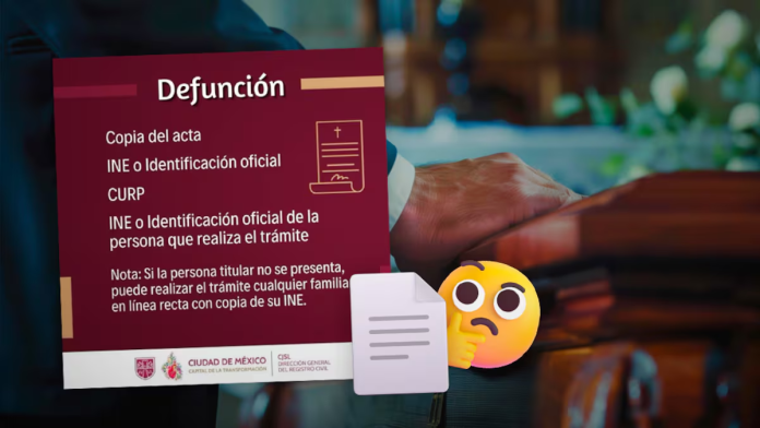 acta de defunción
