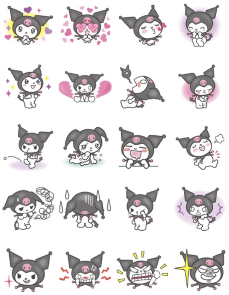 Imprimir dibujos de Kuromi para colorear | Arte 3
