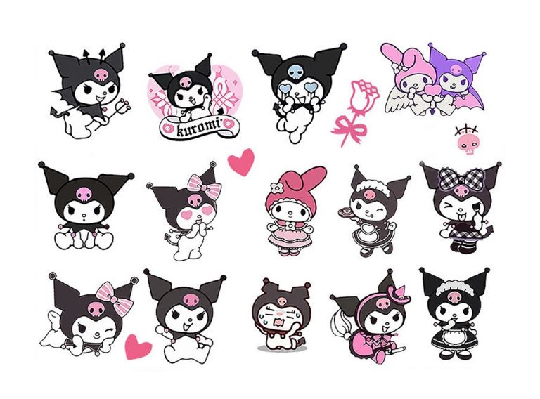 Imprimir dibujos de Kuromi para colorear | Arte 5