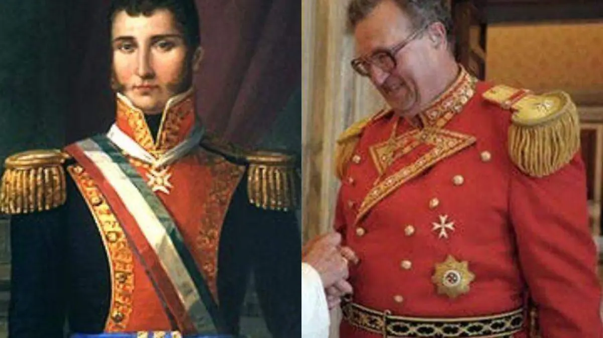 Árbol genealógico simplificado de la descendencia de Iturbide y los von Götzen-Iturbide.