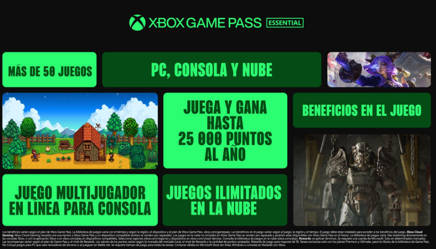 Xbox Game Pass Essential