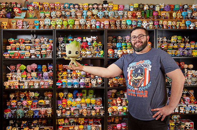 Paul Scardino y sus Funko Pop
