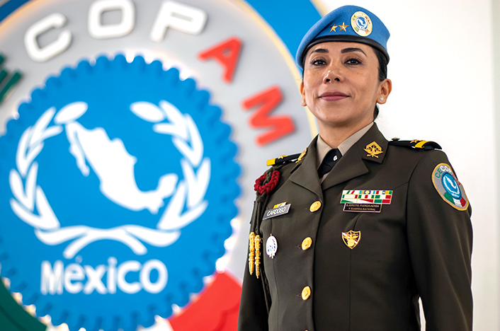 Teniente Coronel Enfermera de Estado Mayor María del Rosario Cardoso Reyes