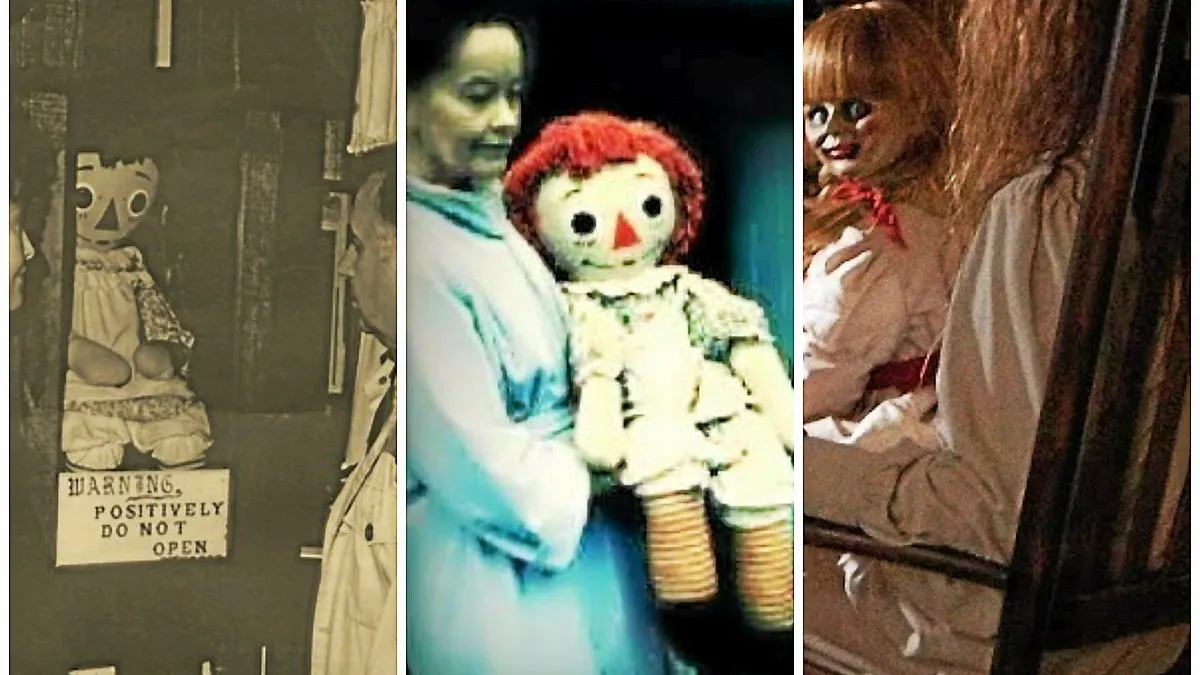 Vitrina de la muñeca Annabelle en el Museo del Ocultismo de Ed y Lorraine Warren.