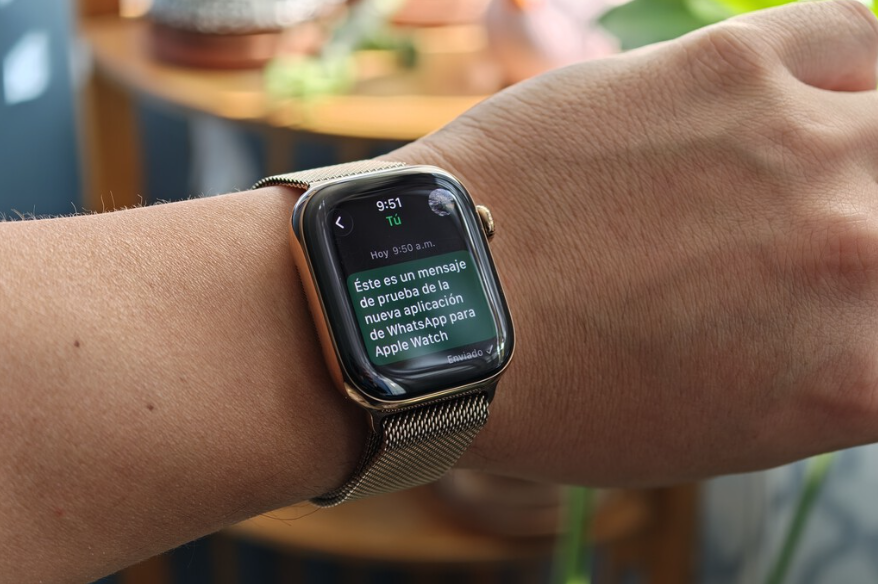 Otro ejemplo de WhatsApp en Apple Watch