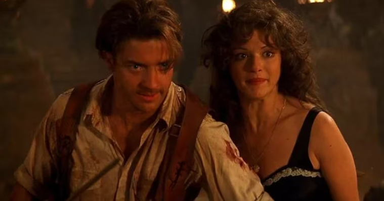 Brendan Fraser y Rachel Weisz