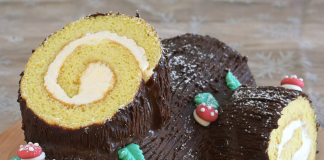Cómo hacer el tronco navideño (Bûche de Noël)