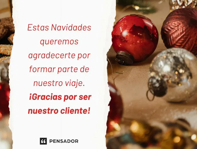 Frases para tarjetas de regalo navideñas formales